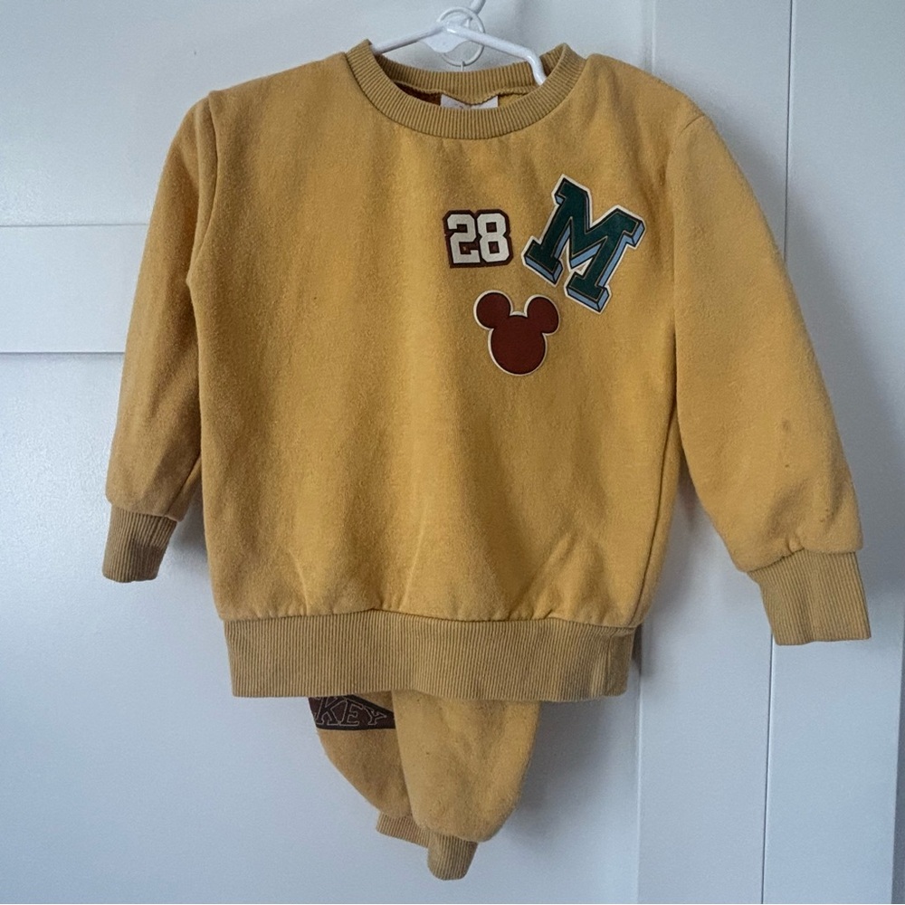 Disney Mickey Yellow Matching Set